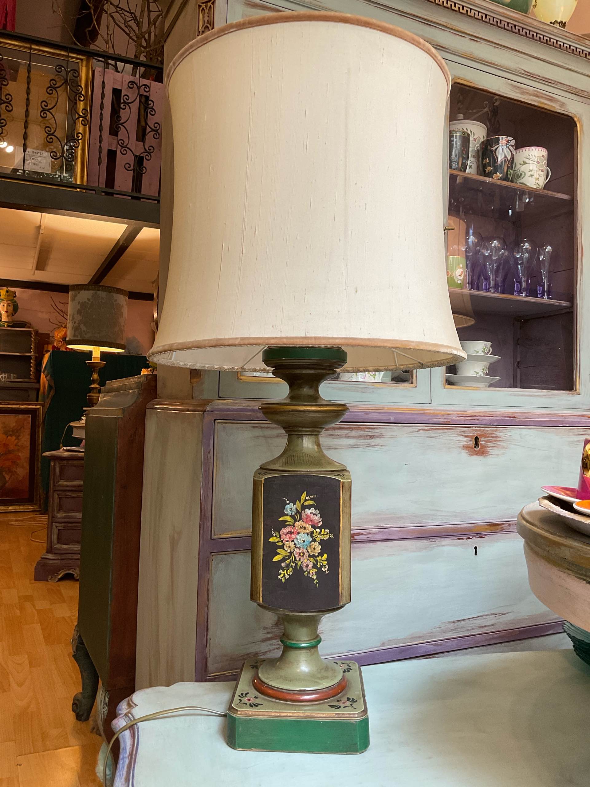 Lampade da tavolo dipinte a mano