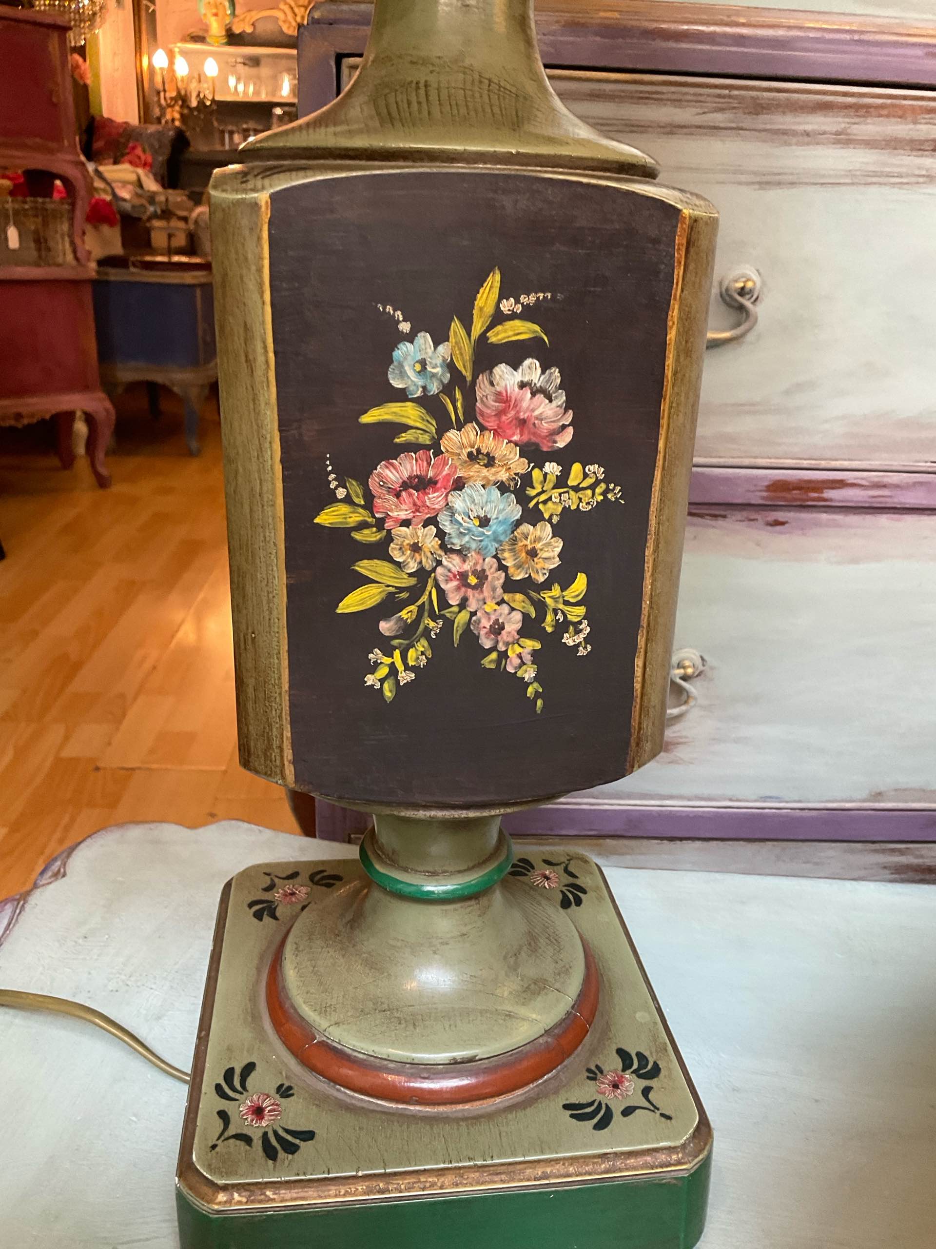 Lampade da tavolo dipinte a mano - immagine 4