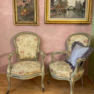 Poltrone stile Luigi XV